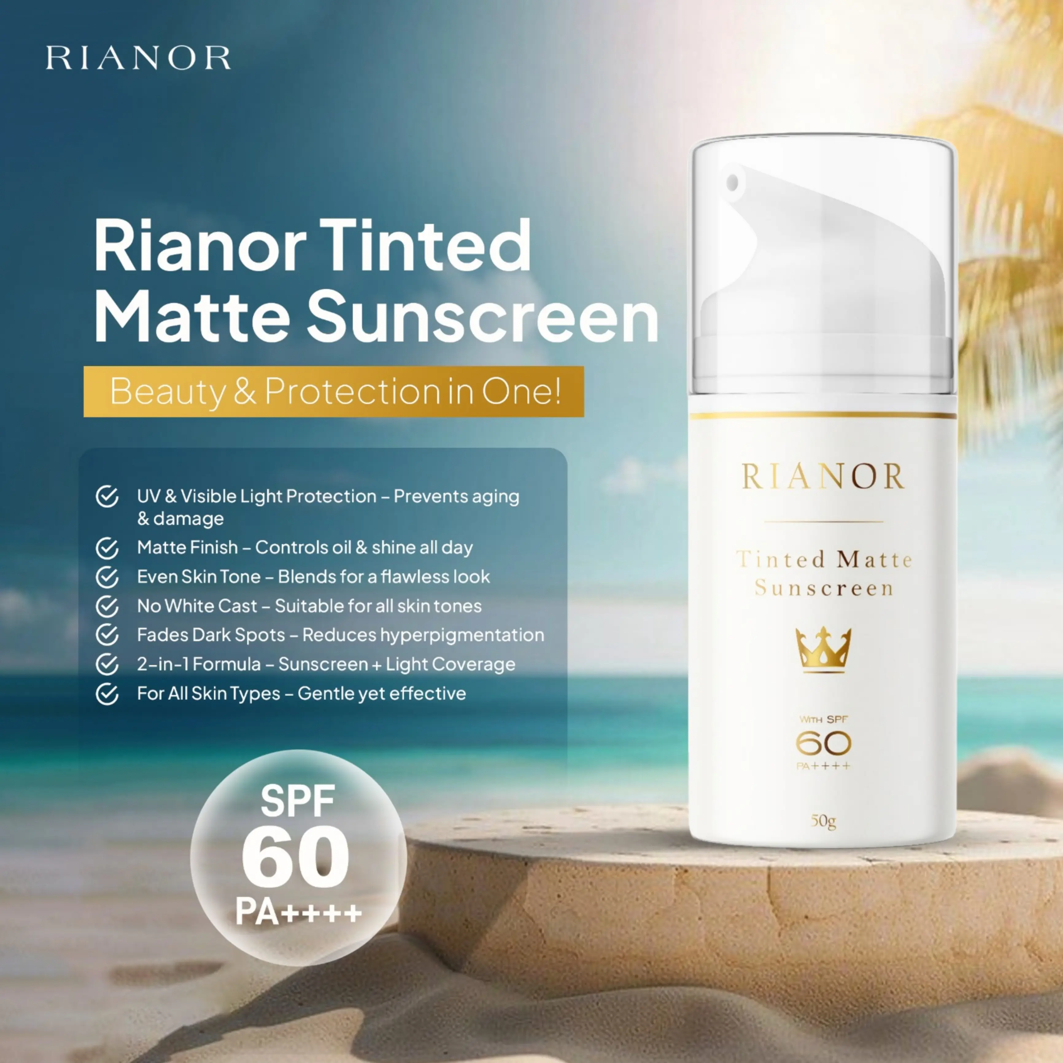 Rianor's Tinted Matte Sunscreen