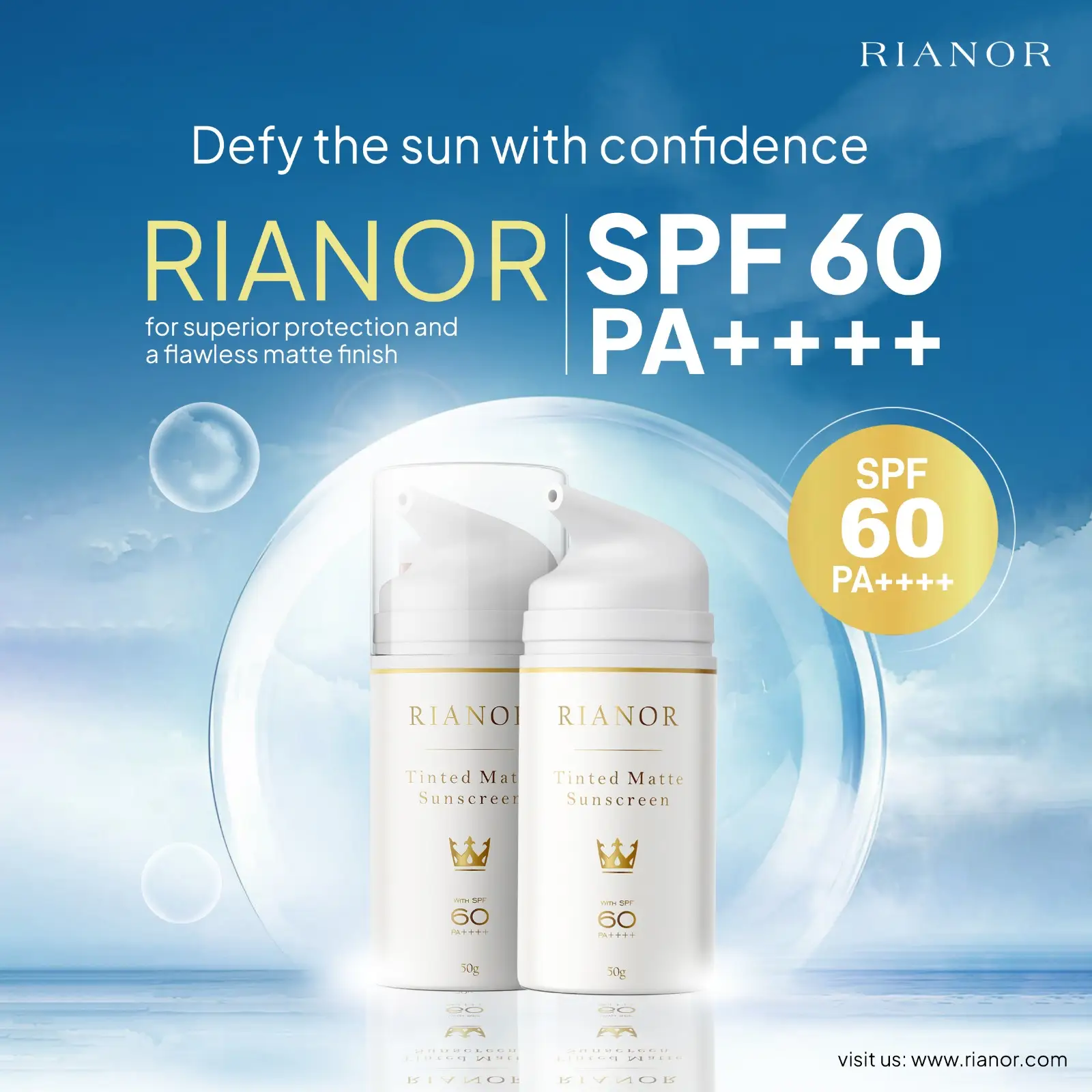 Rianor's Tinted Matte Sunscreen